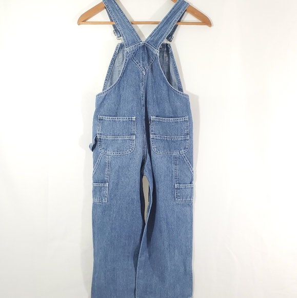 Lakin McKey L*M Bib Overalls Blue Denim Unisex Boy - Picture 2 of 15